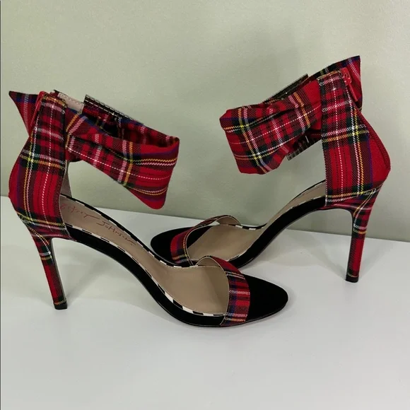 NWOT Betsey Johnson “Rarity” Plaid Bow Heels – 8M - Picture 7 of 10